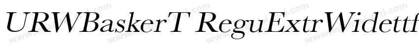URWBaskerT ReguExtrWidettf字体转换